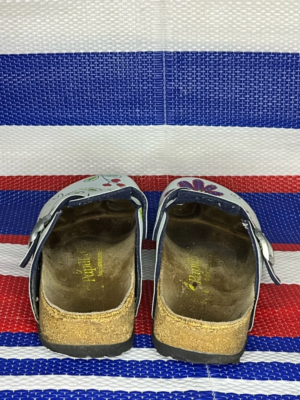 Floral Birkenstock Papillio Boston Clogs Shoes - Women’s Size 7 Sandals - Picture 3 of 12